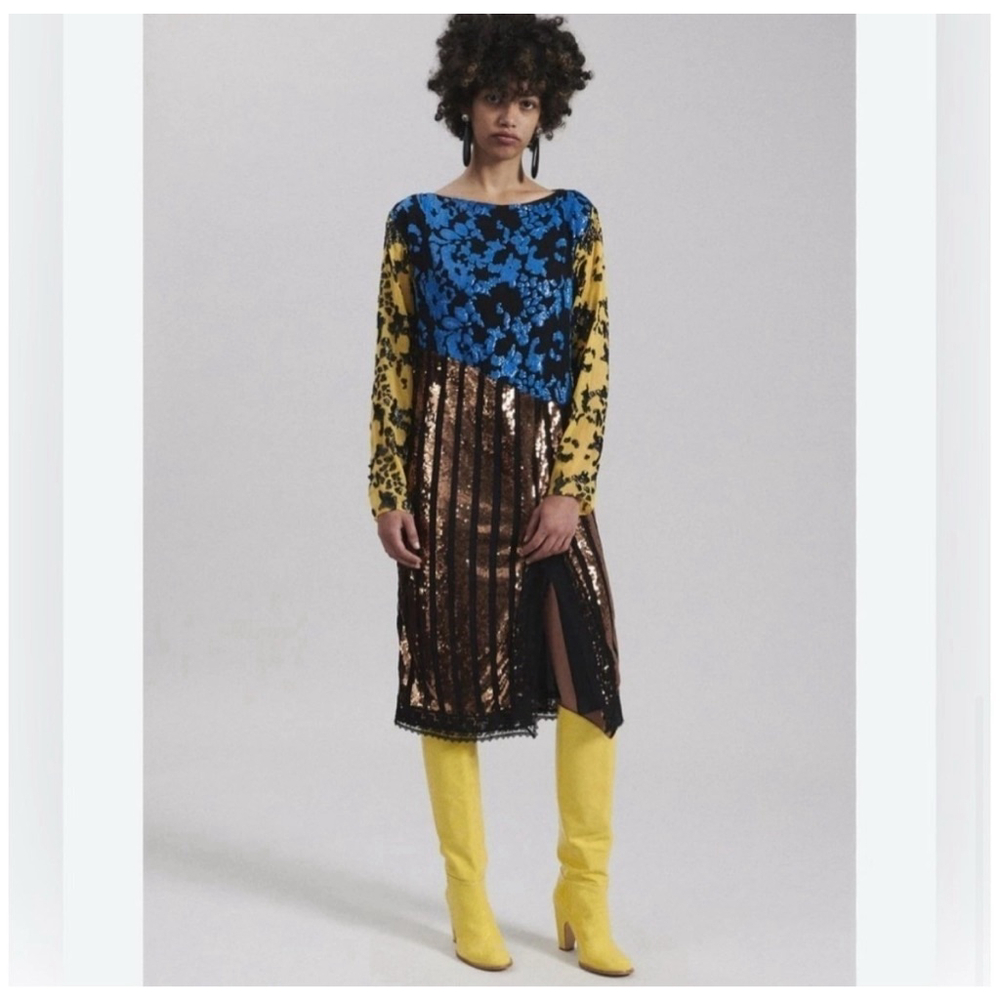 Rachel Comey Dancando Sequin Mini Statement Dress - image 8